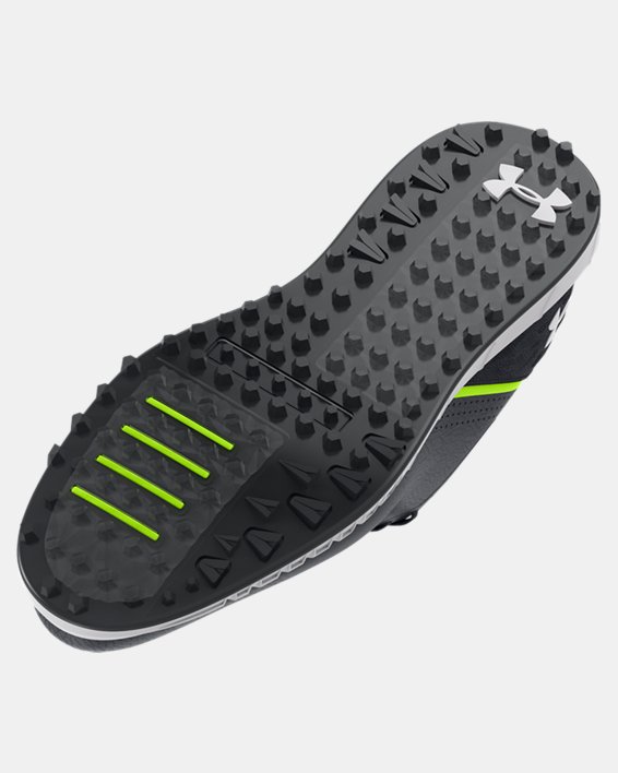 Men's UA HOVR™ Drive Spikeless Wide (E) Golf Shoes in Black image number 4